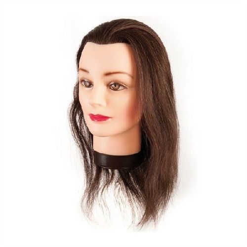 Imagen de Cabeza maniquí cabello natural EuroStil 35-40cm